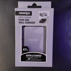 Rapid Charge 4 USB Wall Charger | Powerxcel